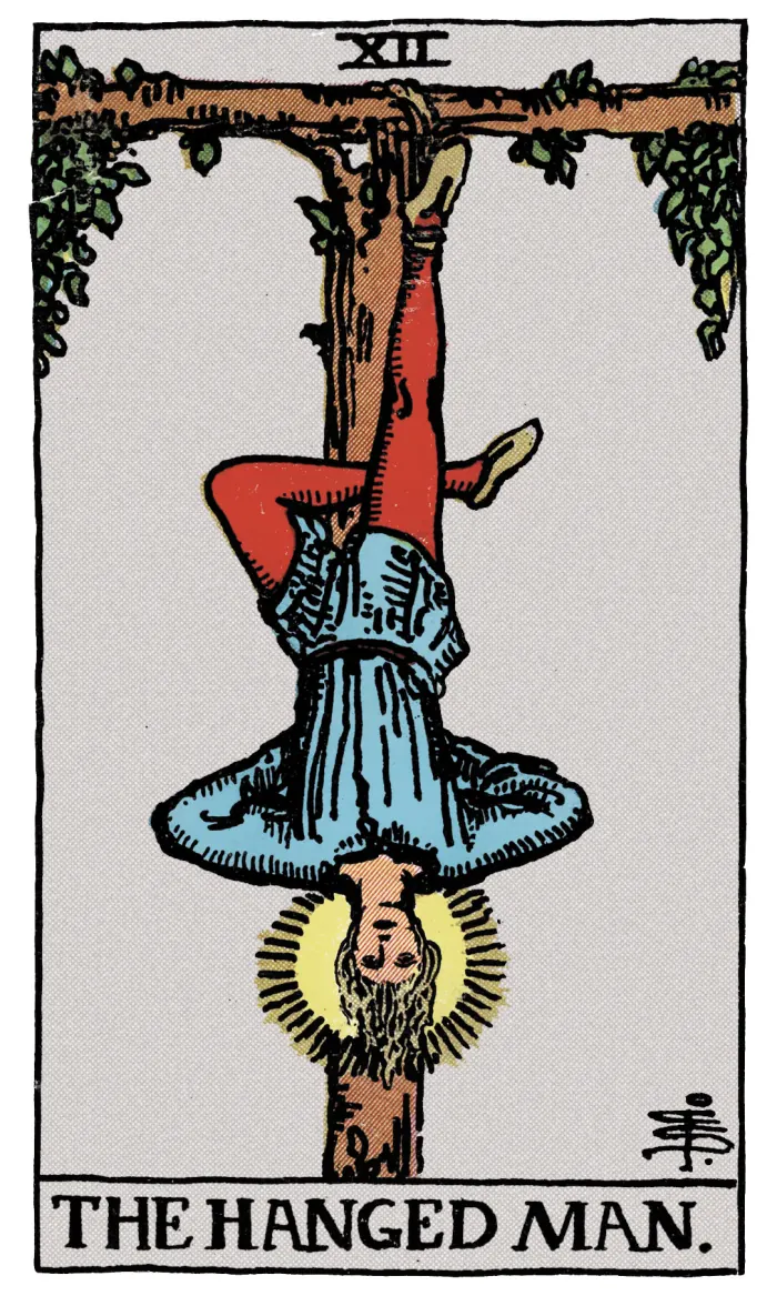 매달린 남자(THE HANGED MAN) 타로카드 이미지
